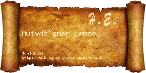 Hutvágner Emese névjegykártya